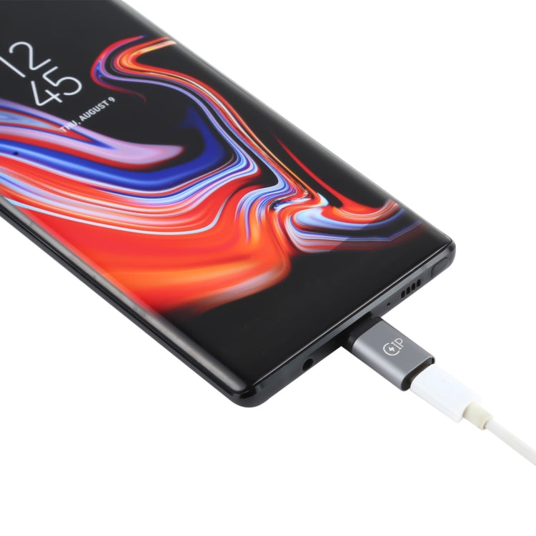 Bộ chuyển đổi sạc USB-C / Type-C đực sang 8 chân cái, hỗ trợ truyền dữ liệu, 8 chân cái