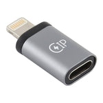 Bộ chuyển đổi sạc 8 chân đực sang USB-C / Type-C cái, hỗ trợ truyền dữ liệu, 8 chân đực