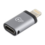 Bộ chuyển đổi sạc 8 chân đực sang USB-C / Type-C cái, hỗ trợ truyền dữ liệu, 8 chân đực