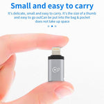 Bộ chuyển đổi sạc 8 chân đực sang USB-C / Type-C cái, hỗ trợ truyền dữ liệu, 8 chân đực
