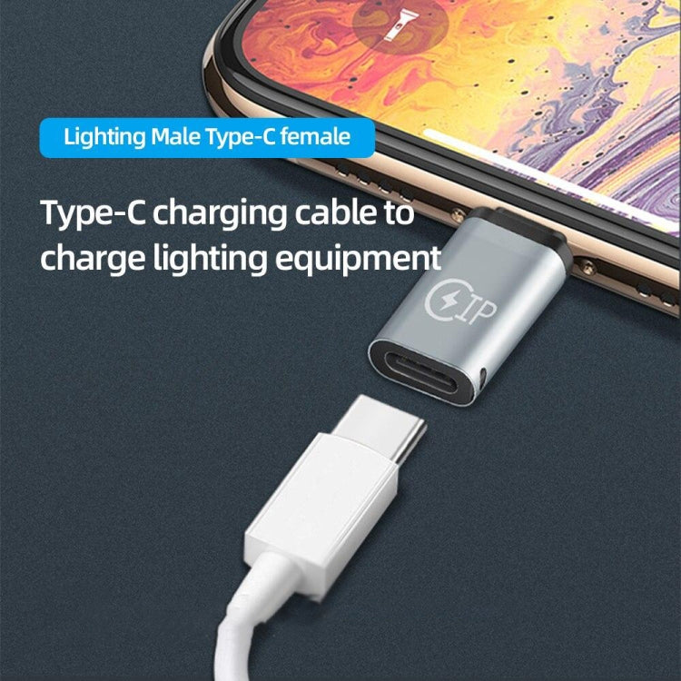 Bộ chuyển đổi sạc 8 chân đực sang USB-C / Type-C cái, hỗ trợ truyền dữ liệu, 8 chân đực