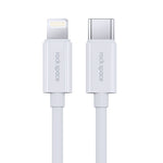 Cáp dữ liệu sạc nhanh ROCK Space Z19 PD 20W 3A USB-C / Type-C sang 8 chân TPE, chiều dài cáp: 1m, Z19