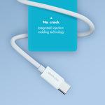 Cáp dữ liệu sạc nhanh ROCK Space Z19 PD 20W 3A USB-C / Type-C sang 8 chân TPE, chiều dài cáp: 1m, Z19