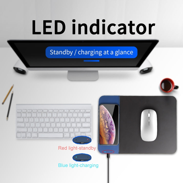 Đế sạc không dây cao su OJD-36 chuẩn QI 10W Lighting, Kích thước: 26.2 x 19.8 x 0.65cm