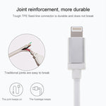 Cáp dữ liệu / sạc 8 chân sang USB đầu kim loại kiểu lưới dài 1m