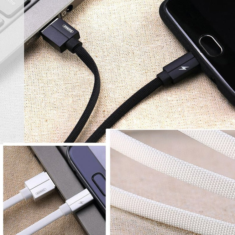 REMAX RC-094i Cáp dữ liệu sạc nhanh 2m 2.4A USB sang 8 chân bện hợp kim nhôm, 8 chân