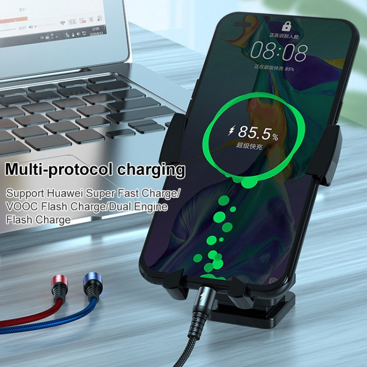 K061 Cáp dữ liệu sạc nhanh tròn 3 trong 1 USB sang 8 chân + USB-C / Type-C + Micro USB dài 1.2m 5A
