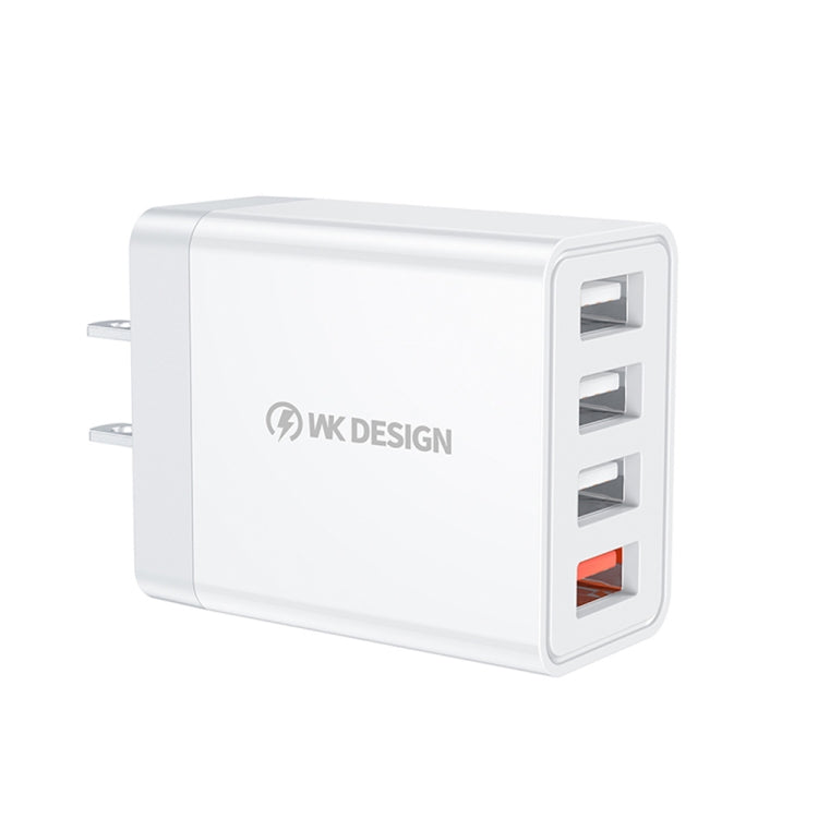 Bộ Sạc Du Lịch Nhanh WK WP-U125 Youpin Series 18W QC3.0 4 Cổng USB, Phích Cắm CN / US, Phích Cắm CN / US