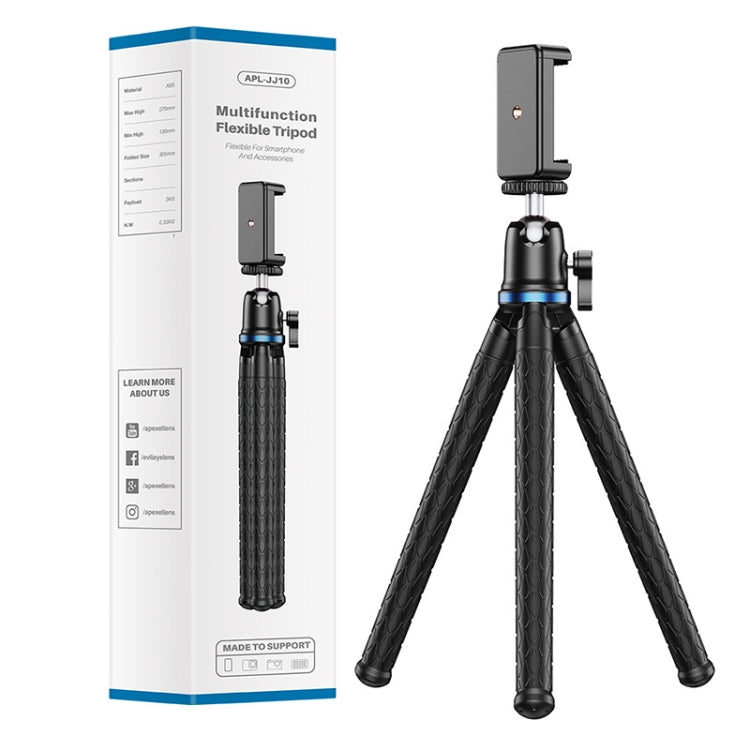 Giá đỡ chân máy bạch tuộc đa năng APEXEL APL-JJ10 cho máy ảnh SLR di động thể thao và phát sóng trực tiếp, APL-JJ10