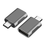 2 cái bộ chuyển đổi SBT-158 USB-C / Type-C đực sang USB 3.0 cái hợp kim kẽm, màu đen SBT-158, vàng SBT-158, vàng hồng SBT-158, bạc SBT-158