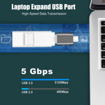 2 cái bộ chuyển đổi SBT-158 USB-C / Type-C đực sang USB 3.0 cái hợp kim kẽm, màu đen SBT-158, vàng SBT-158, vàng hồng SBT-158, bạc SBT-158