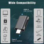 2 cái bộ chuyển đổi SBT-158 USB-C / Type-C đực sang USB 3.0 cái hợp kim kẽm, màu đen SBT-158, vàng SBT-158, vàng hồng SBT-158, bạc SBT-158