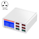 WLX-896+ Bộ sạc USB đa chức năng 6 trong 1 màn hình kỹ thuật số thông minh, WLX-896+(phích cắm AU), WLX-896+(phích cắm EU), WLX-896+(phích cắm UK), WLX-896+(phích cắm US)