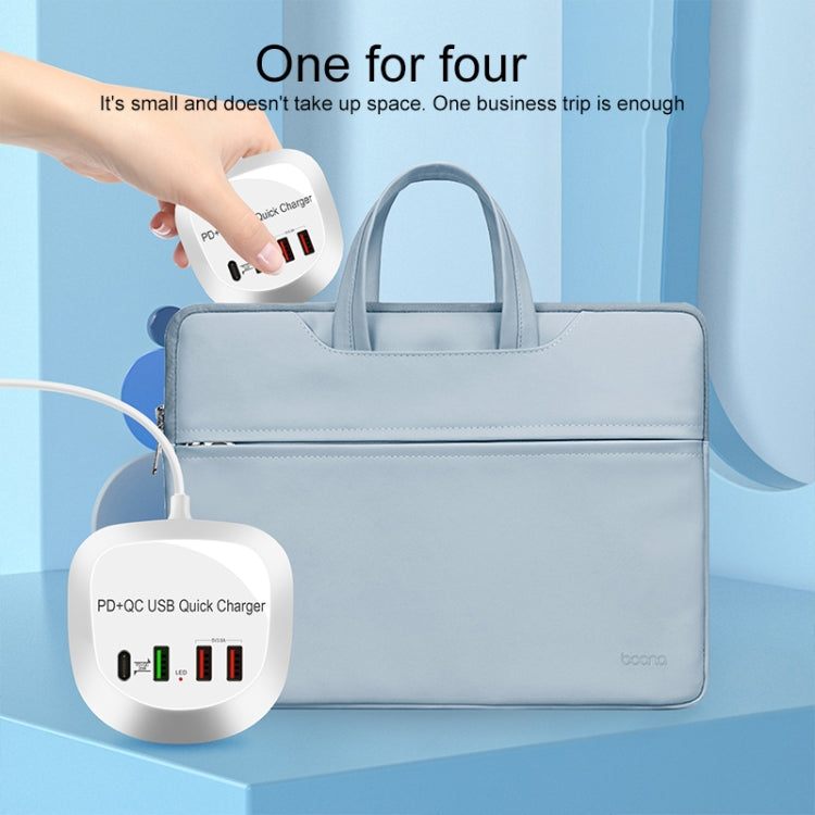 WLX-T3P Bộ sạc USB đa chức năng sạc nhanh PD + QC 4 trong 1, phích cắm WLX-T3P AU, WLX-T3P EU, WLX-T3P UK, WLX-T3P US