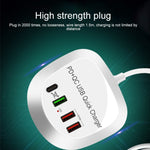 WLX-T3P Bộ sạc USB đa chức năng sạc nhanh PD + QC 4 trong 1, phích cắm WLX-T3P AU, WLX-T3P EU, WLX-T3P UK, WLX-T3P US