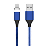 Cáp dữ liệu từ tính M11 5A USB ra 8 Pin bện nylon, chiều dài cáp: 2m, 8 Pin