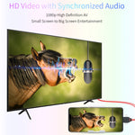 Cáp chuyển đổi video MiraScreen L7-8 3 trong 1 8 chân + Micro USB + USB-C / Type-C sang HDMI, Chiều dài cáp: 2m, 3 trong 1 HDMI