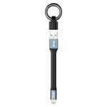 IVON CA90 2.4A USB to 8 Pin Portable Data Cable with Ring, Length: 14.5cm, 8 Pin