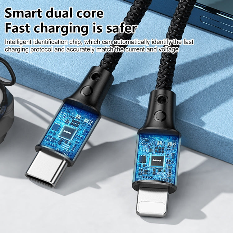 REMAX RC-140i Dòng Thor Cáp dữ liệu dây đeo di động PD 20W USB-C / Type-C sang 8 Pin, chiều dài cáp: 1.2m, USB-C / Type-C sang 8 Pin