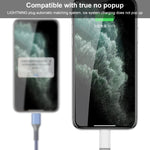 Cáp sạc nhanh 3A 3 trong 1 USB sang Type-C / 8 Pin / Micro USB, chiều dài cáp: 1.2m, màu trắng