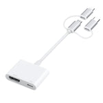 Bộ chuyển đổi A18 Pro 3 trong 1 8 Pin + Type-C + Micro USB sang HDMI + 8 Pin Digital AV