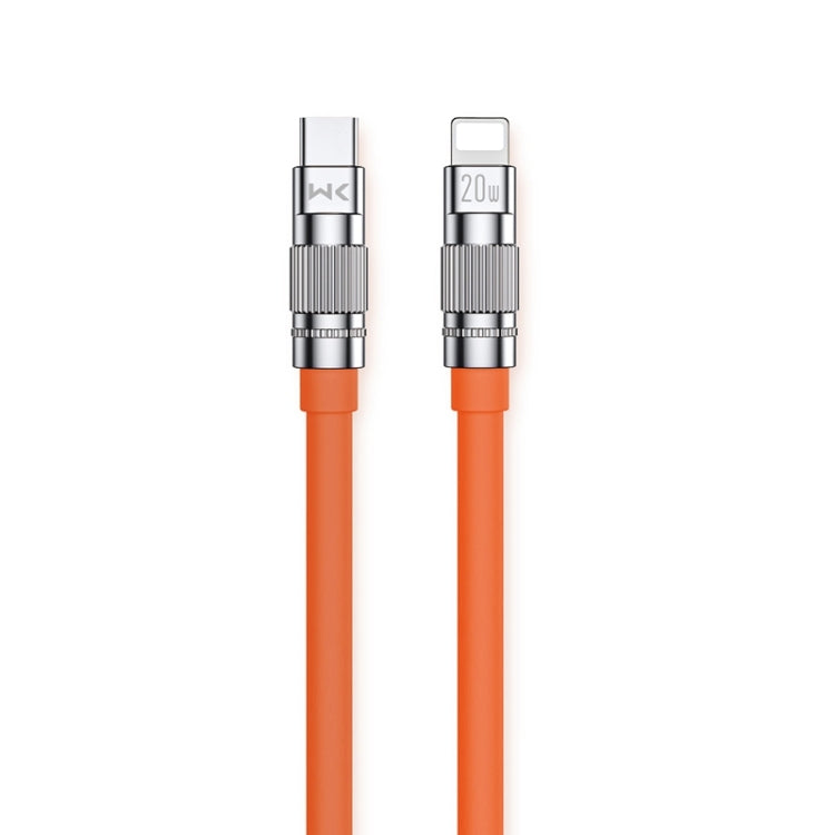 WK WDC-187 Dòng Qjie Cáp dữ liệu sạc nhanh 20W USB-C/Type-C sang 8 Pin, chiều dài: 1m, USB-C/Type-C sang 8 Pin
