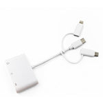 Bộ chuyển đổi mở rộng USB OTG 3 trong 1 8-Pin, Micro USB và Type-C sang đầu đọc thẻ TF & SD