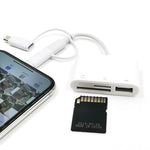 Bộ chuyển đổi mở rộng USB OTG 3 trong 1 8-Pin, Micro USB và Type-C sang đầu đọc thẻ TF & SD