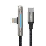 ROCK RCB0811 M3 Cáp dữ liệu sạc nhanh 20W USB-C/Type-C sang 8 Pin hợp kim kẽm, chiều dài: 1m, Type-C sang 8 Pin (1m)