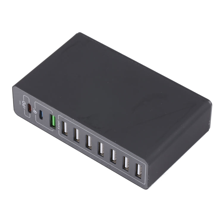 Sạc nhanh thông minh USB MFT-03Q 10 trong 1 65W QC3.0, phích cắm EU