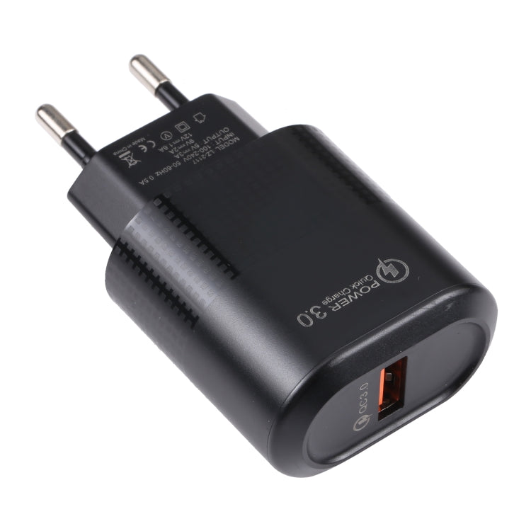 Sạc nhanh USB LZ-2117 18W QC3.0 3.1A, phích cắm EU