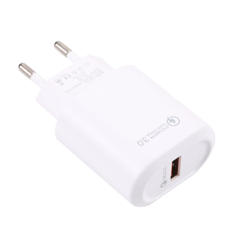 Sạc nhanh USB LZ-2117 18W QC3.0 3.1A, phích cắm EU