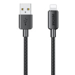 WEKOME WDC-03 Dòng Năng Lượng Thủy Triều 2.4A Cáp Dữ Liệu USB sang 8 Pin Dây Bện, Chiều dài: 1m, USB sang 8 Pin