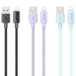 WEKOME WDC-03 Dòng Năng Lượng Thủy Triều 2.4A Cáp Dữ Liệu USB sang 8 Pin Dây Bện, Chiều dài: 1m, USB sang 8 Pin