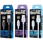 WEKOME WDC-03 Dòng Năng Lượng Thủy Triều 2.4A Cáp Dữ Liệu USB sang 8 Pin Dây Bện, Chiều dài: 1m, USB sang 8 Pin