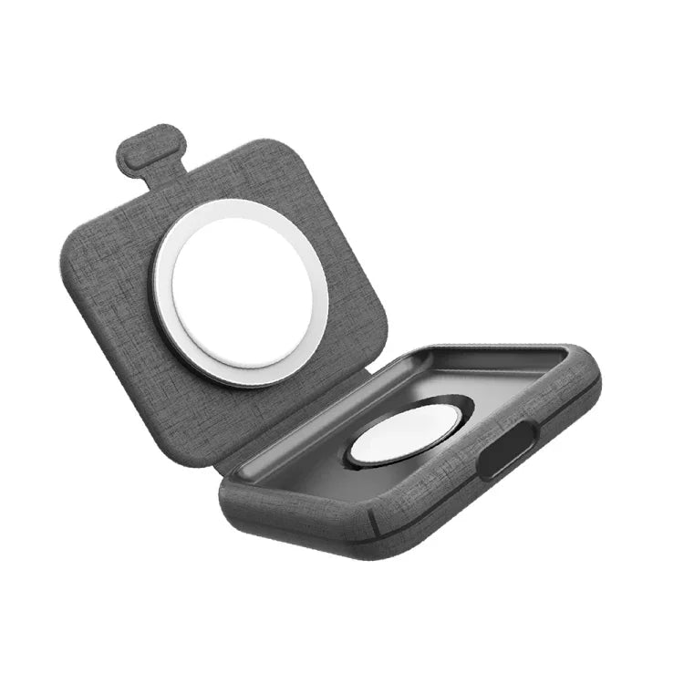Sạc không dây từ tính gập đôi MOMAX UD30 Q.Mag Go 2 trong 1 Magsafe