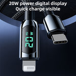 Mutural Li-CC001 Cáp Sạc Dữ Liệu USB-C / Type-C sang 8 Pin 1.2m PD20W Màn Hình Kỹ Thuật Số, Type-C sang 8 Pin