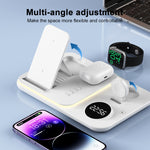 Sạc không dây đa chức năng 4 trong 1 công suất 30W, 4 trong 1