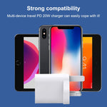 E087 20W USB-C / Type-C + USB Ports Fast Charging Travel Charger, UK Plug, UK Plug