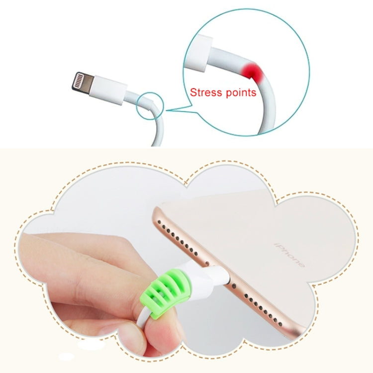 2 cái vỏ bảo vệ cuộn dây cáp sạc USB chống gãy