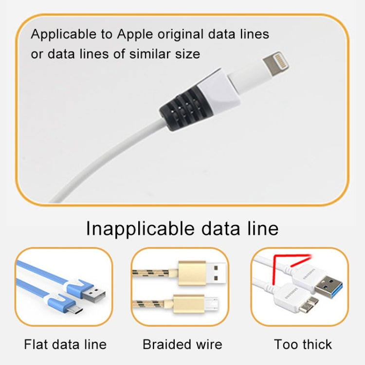 2 cái vỏ bảo vệ cuộn dây cáp sạc USB chống gãy