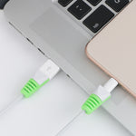 2 cái vỏ bảo vệ cuộn dây cáp sạc USB chống gãy