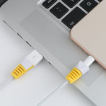 2 cái vỏ bảo vệ cuộn dây cáp sạc USB chống gãy