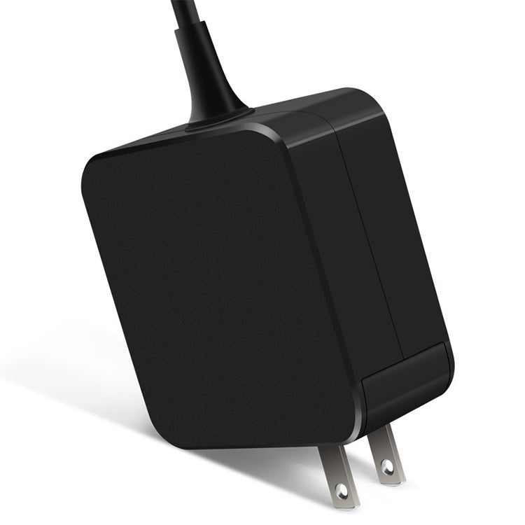 Bộ sạc di động 65W USB-C / Type-C cho laptop với cáp sạc Type-C, phích cắm US, 65W phích cắm US / Đen