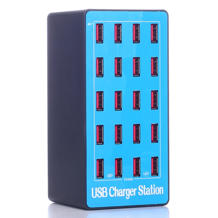 Trạm sạc USB thông minh đa chức năng 20 trong 1 100W, A5+