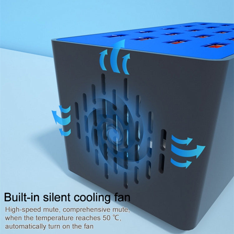 Trạm sạc USB thông minh đa chức năng 20 trong 1 100W, A5+
