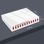 Trạm sạc USB thông minh đa chức năng 12 trong 1 WLX-X6 120W