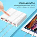 Trạm sạc USB thông minh đa chức năng 12 trong 1 WLX-X6 120W