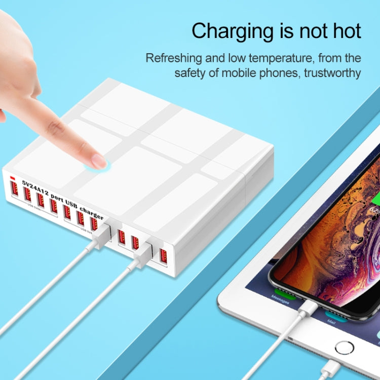 Trạm sạc USB thông minh đa chức năng 12 trong 1 WLX-X6 120W