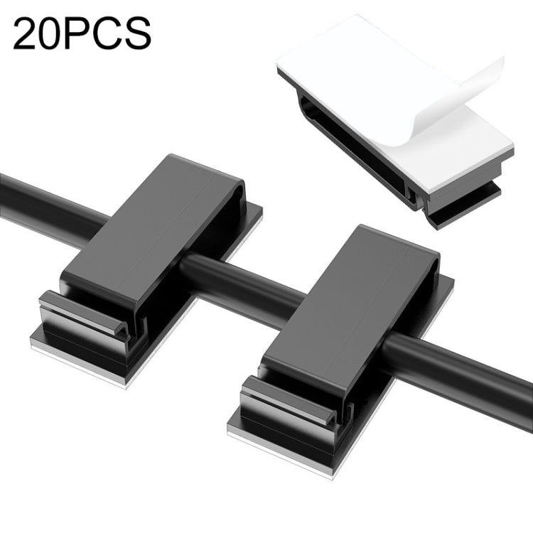 HG2613 20 cái kẹp cố định dây cáp dữ liệu để bàn
